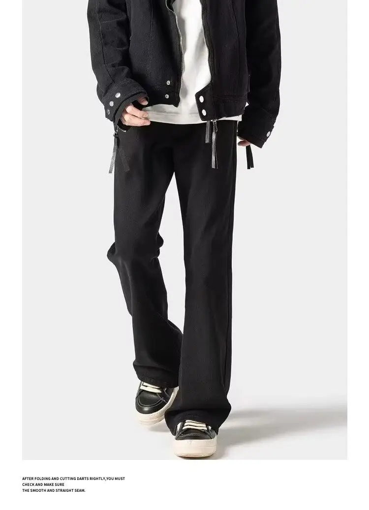 Men's Slim Fit Washed Jeans High Street Style — feature 3