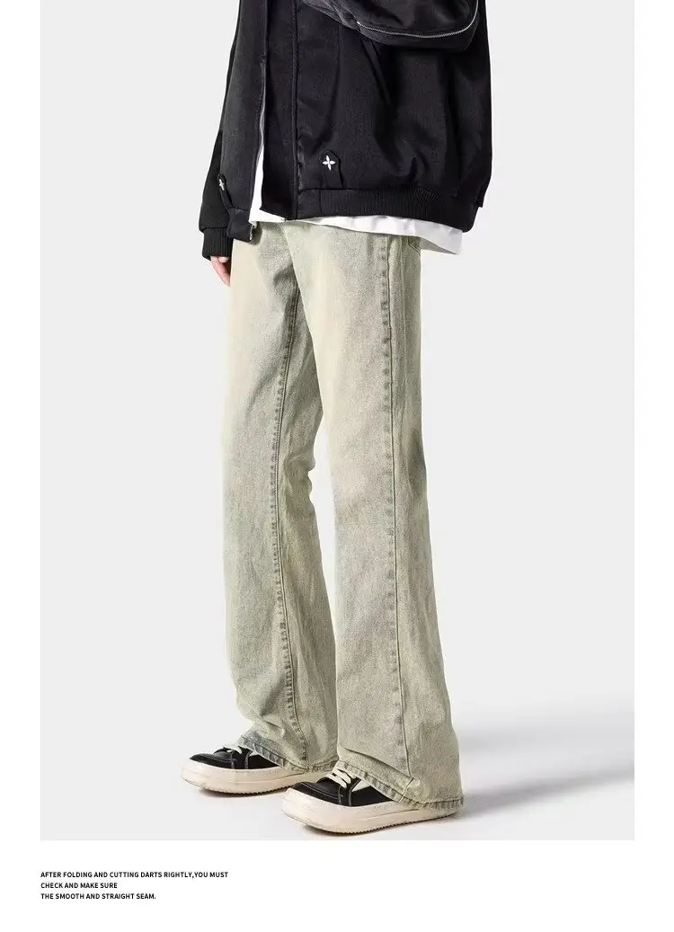 Men's Slim Fit Washed Jeans High Street Style — feature 9