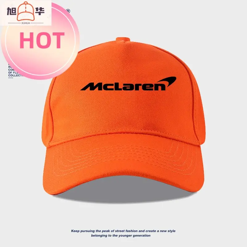 F1 McLaren Wheel McLaren Team Baseball Cap Men's and Women's New Cap Sun Cap Outdoor Hat