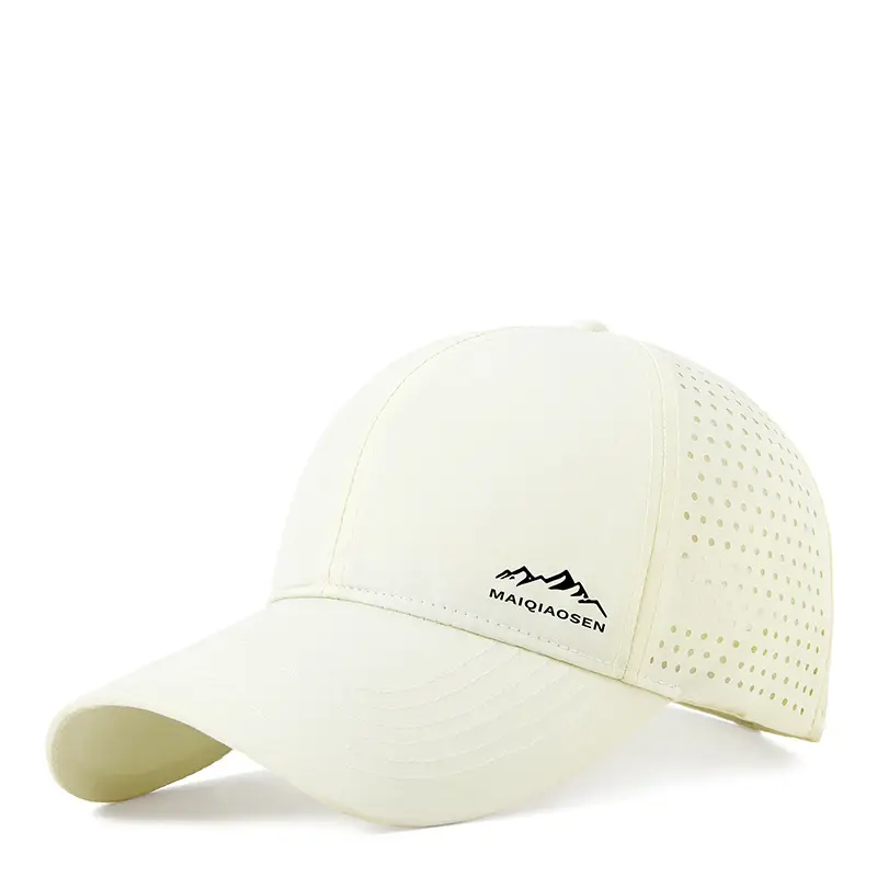 Men's Reflective Mesh Baseball Cap Light Blue Peak - Image 11