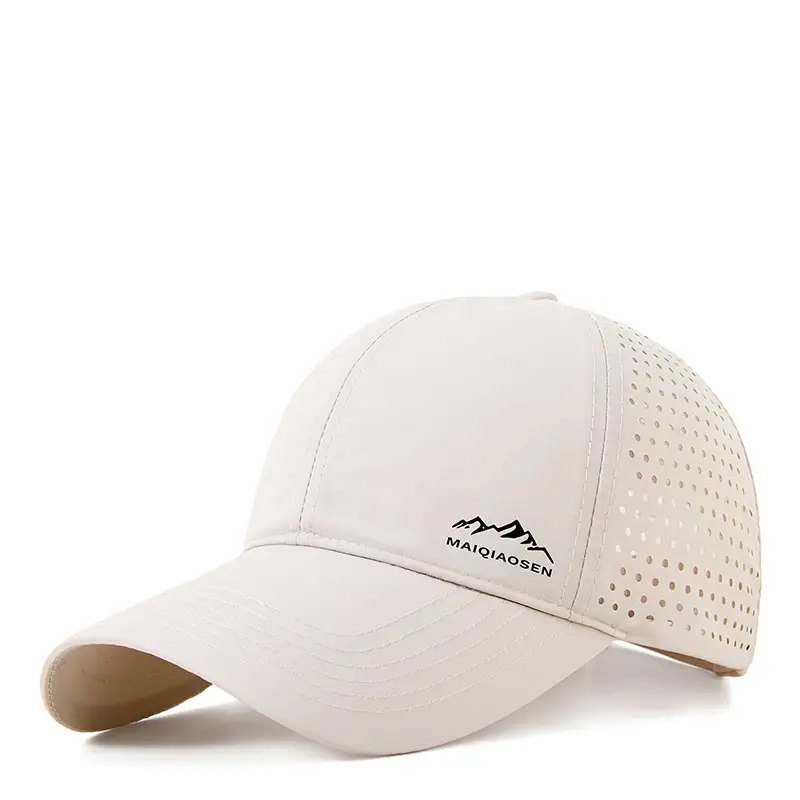 Men's Reflective Mesh Baseball Cap Light Blue Peak - Image 14