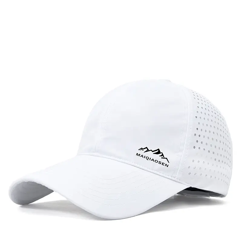Men's Reflective Mesh Baseball Cap Light Blue Peak - Image 17