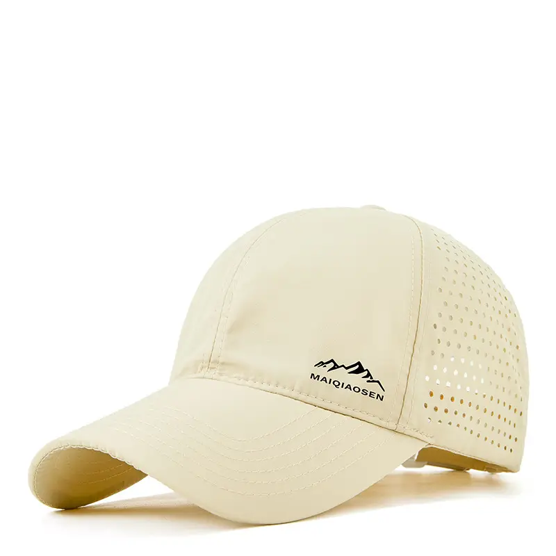 Men's Reflective Mesh Baseball Cap Light Blue Peak - Image 9