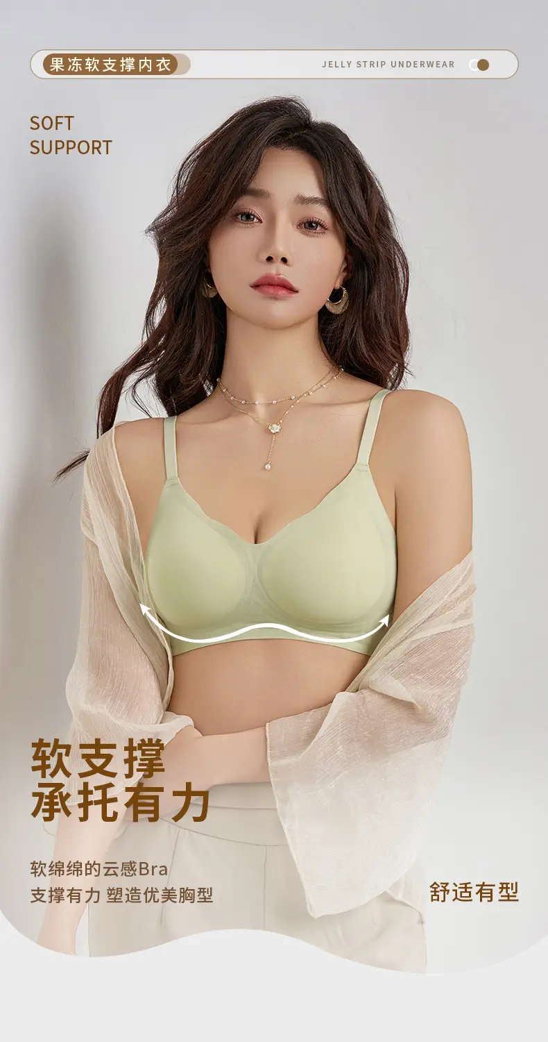 New Soft Support Traceless Bra Women's Small — feature 1