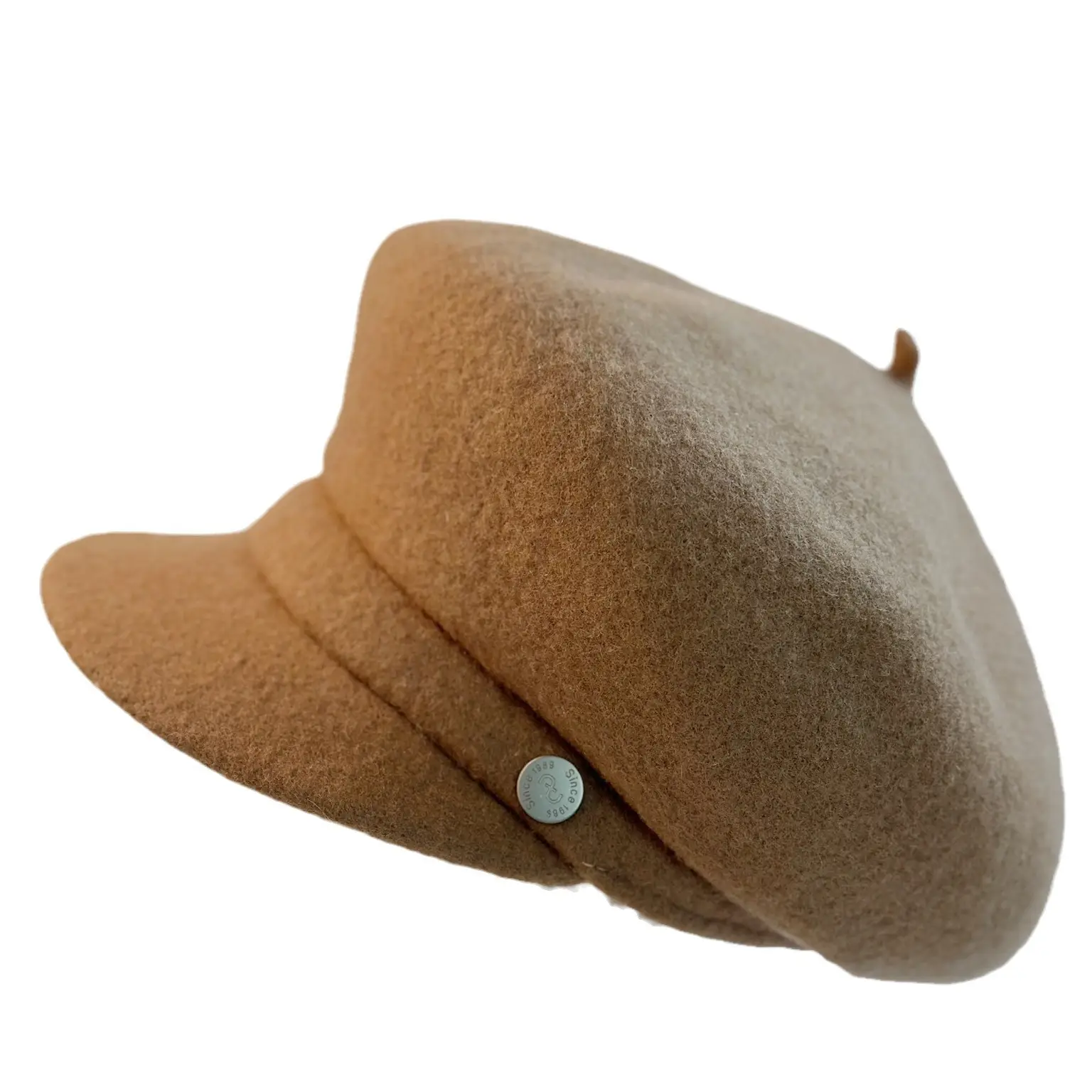 Wool Beret for Kids Autumn Winter Big Head Cap - Image 9