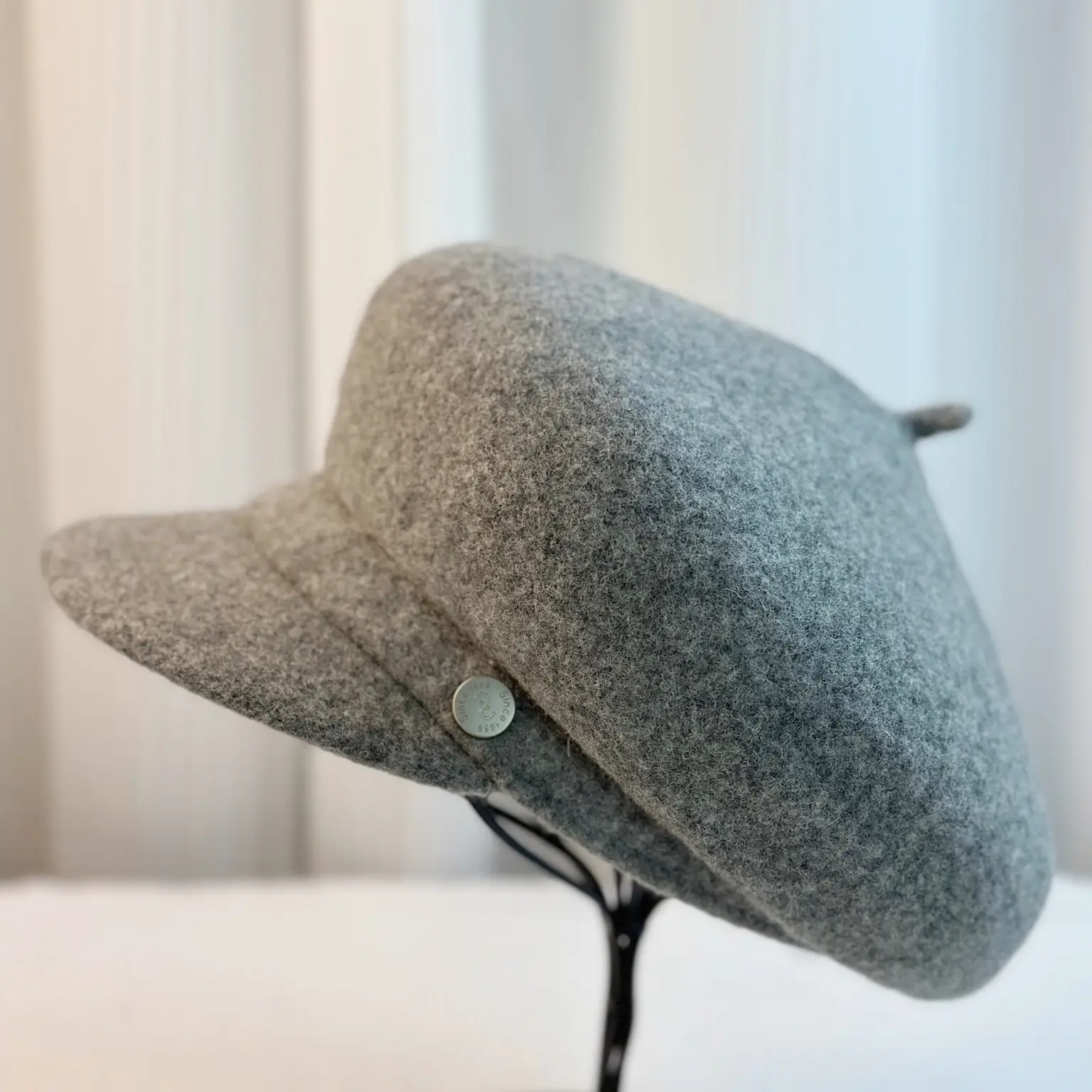 Wool Beret for Kids Autumn Winter Big Head Cap - Image 4