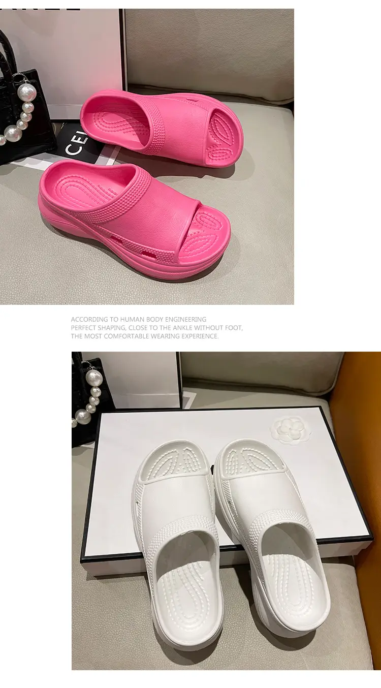 Black Wedge Slippers Women Summer Wear — feature 10