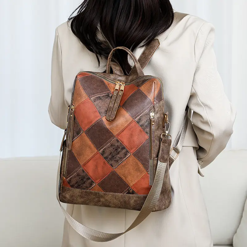 Women's Multi-functional Anti-theft Backpack 2024 Cross-border Large Capacity - Image 5