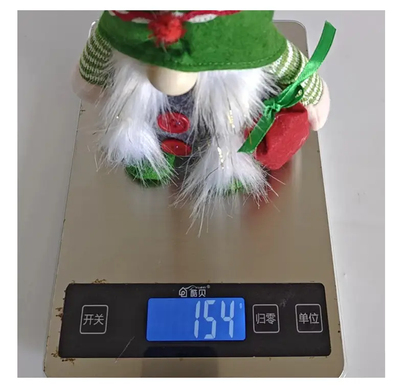 Christmas Gnome Doll Red Green Decorative Posture Faceless Old Man Dwarf Doll — feature 16