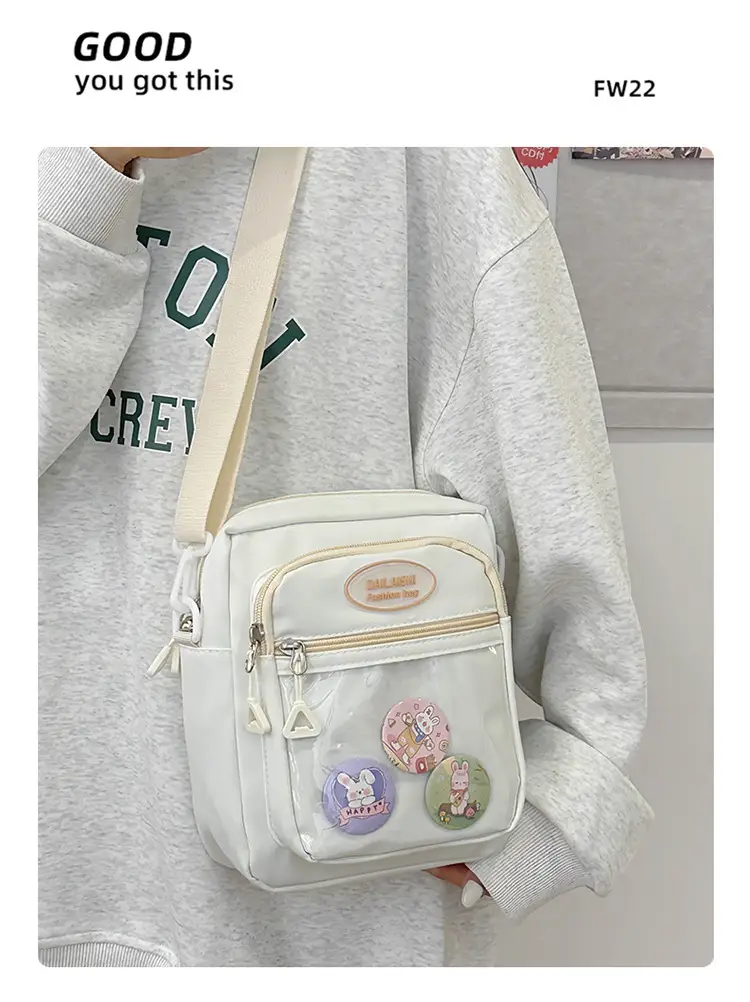 New Korean Style Shoulder Bag with 6 Pockets — feature 19
