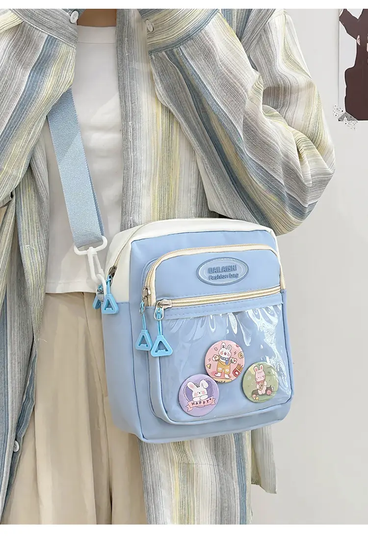 New Korean Style Shoulder Bag with 6 Pockets — feature 21