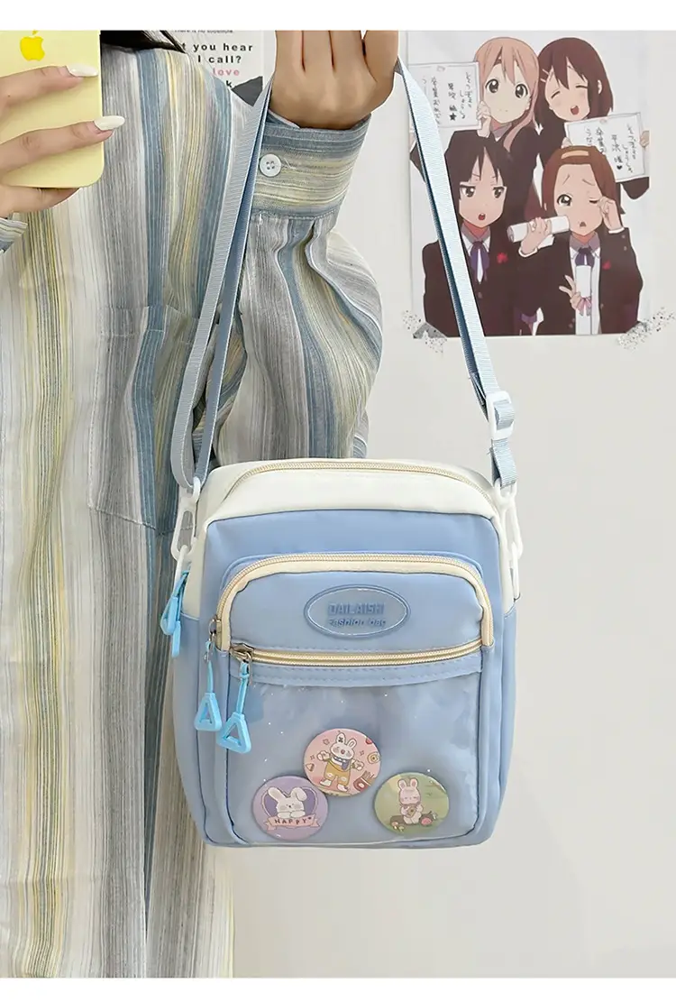 New Korean Style Shoulder Bag with 6 Pockets — feature 23