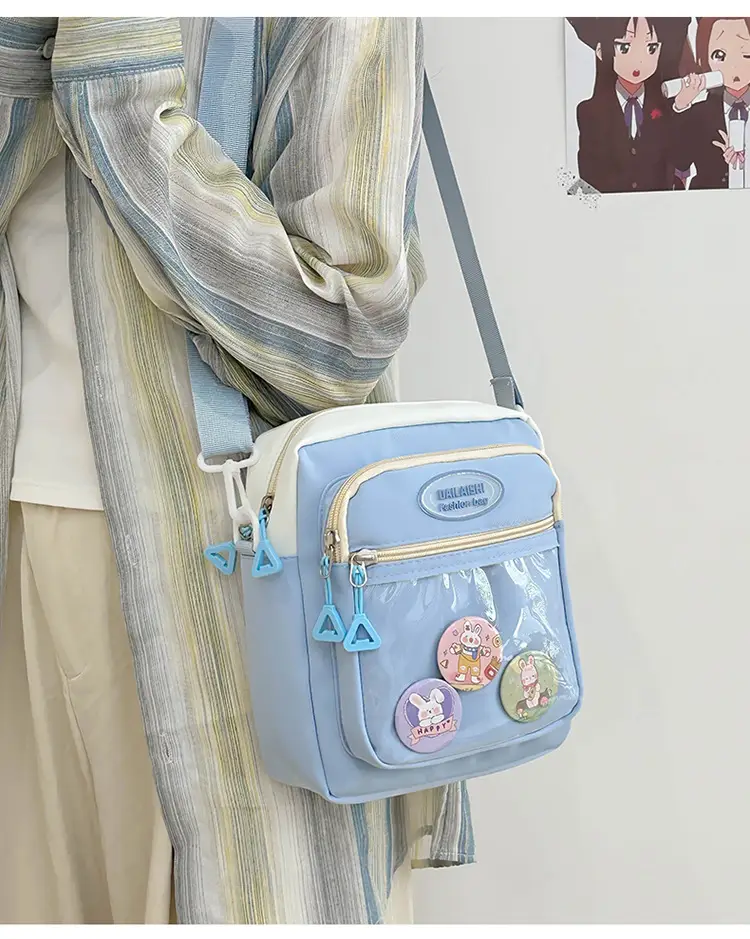 New Korean Style Shoulder Bag with 6 Pockets — feature 25