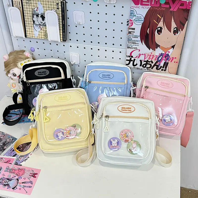 New Korean Style Shoulder Bag with 6 Pockets — feature 4