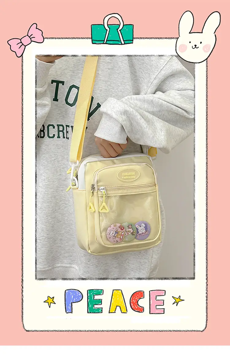 New Korean Style Shoulder Bag with 6 Pockets — feature 9