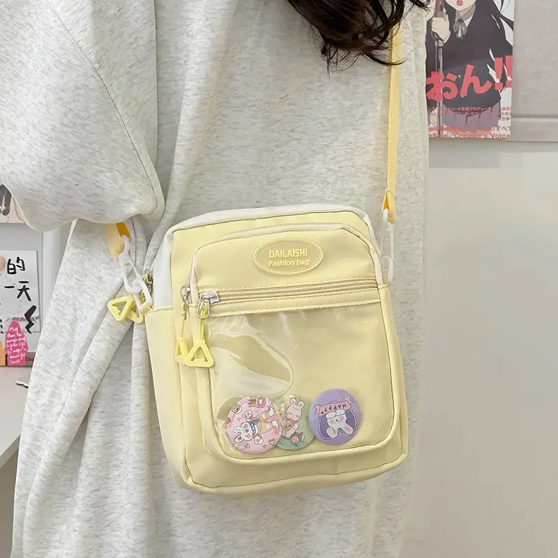 New Korean Style Shoulder Bag with 6 Pockets - Image 3