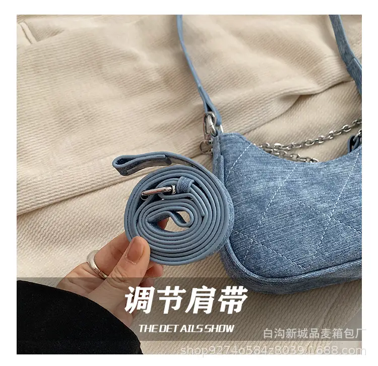 Silver French Commuter Chain Crossbody Bag for Women — feature 10