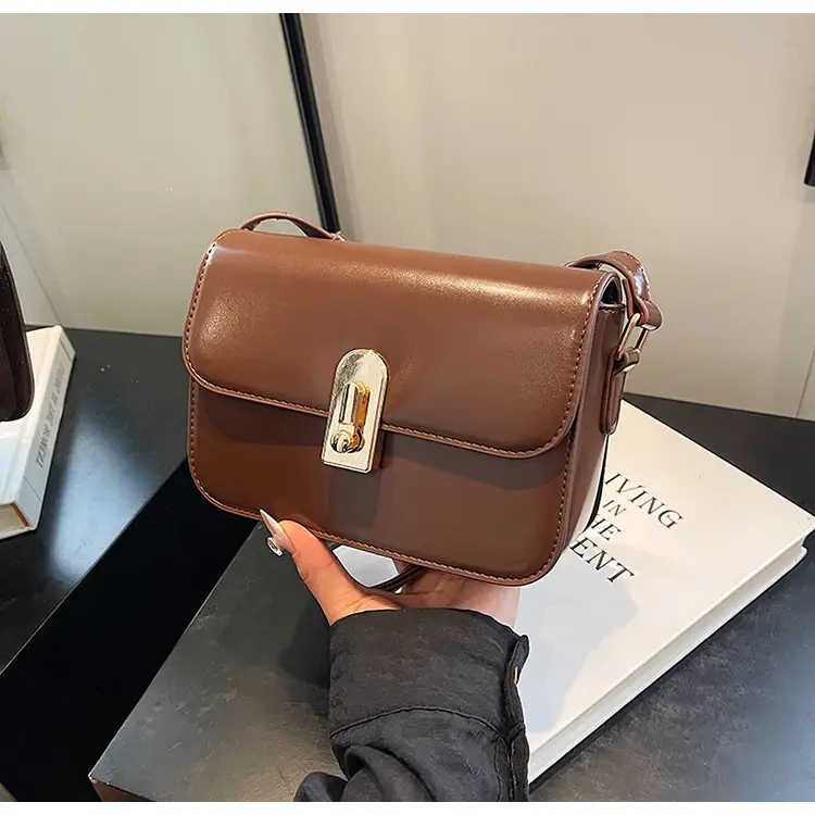 Women's Brown Crossbody Bag 2024 New Trendy Autumn Easiest for Match Ins Shoulder Small Bag — feature 20