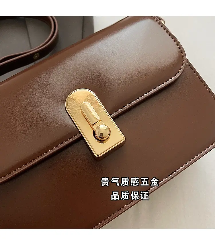 Women's Brown Crossbody Bag 2024 New Trendy Autumn Easiest for Match Ins Shoulder Small Bag — feature 3