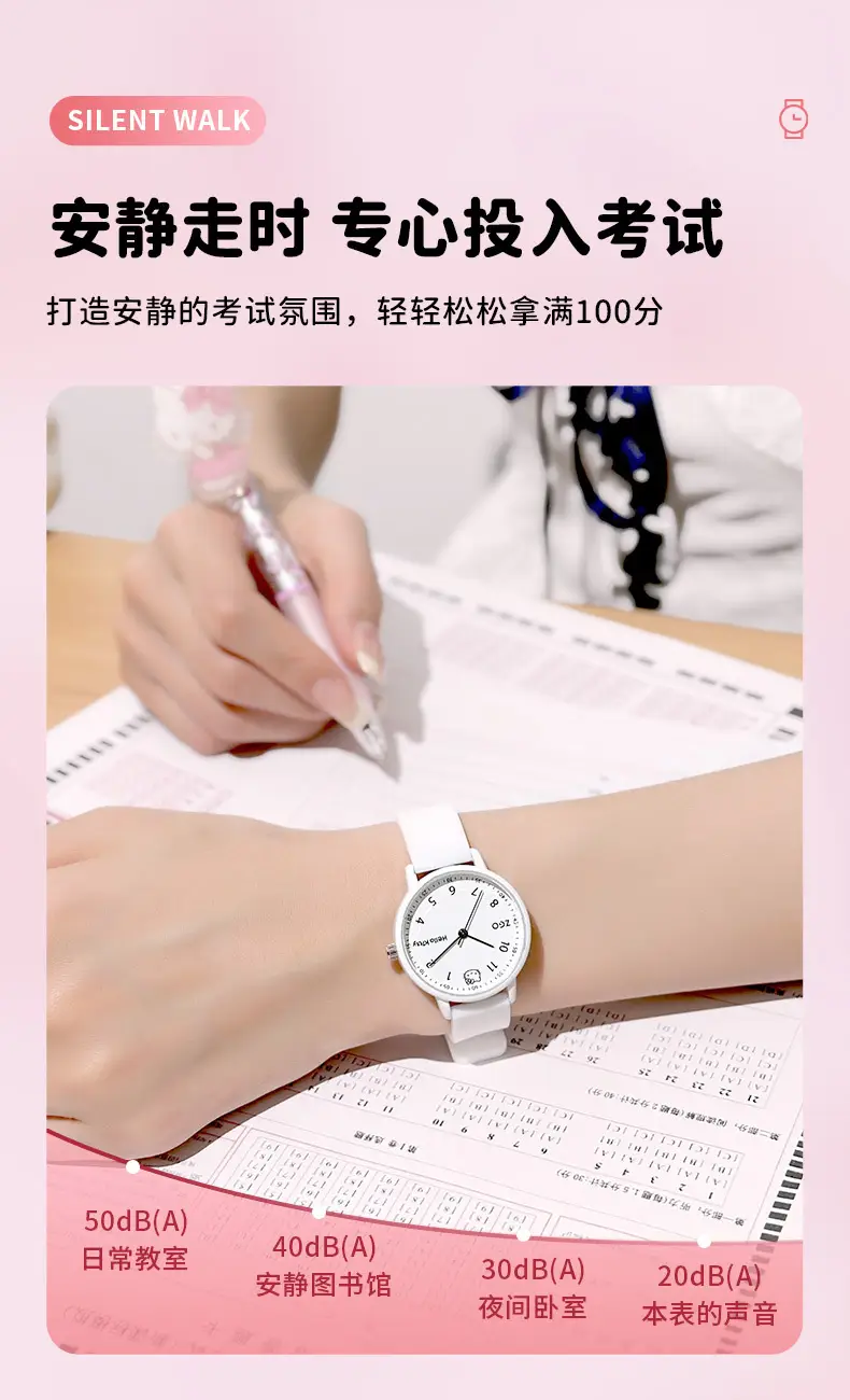 Silent Quartz Hello Kitty Watch for Girls Blue — feature 6