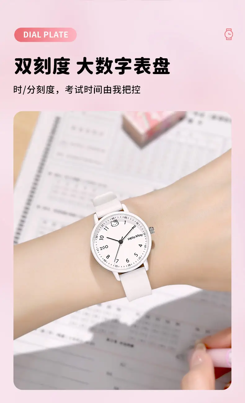 Silent Quartz Hello Kitty Watch for Girls Blue — feature 9