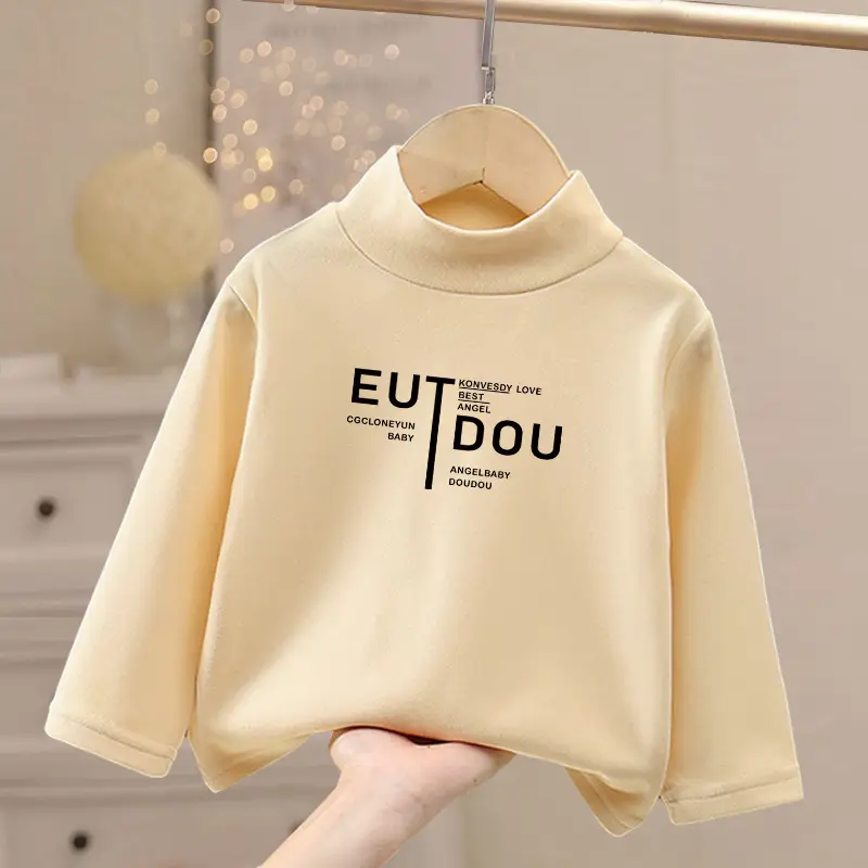 Black Hooded T-Shirt for Boys Girls European Print — feature 10
