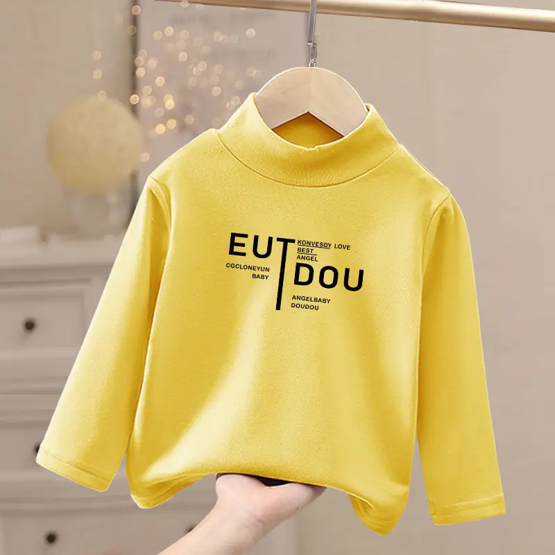 Black Hooded T-Shirt for Boys Girls European Print — feature 11