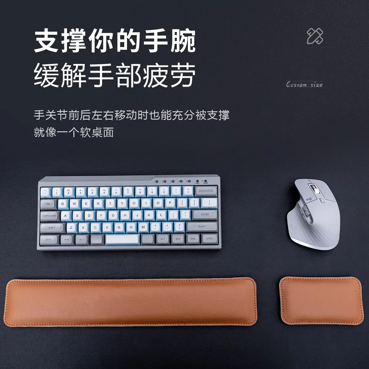 Leather Wrist Pad for Computer Mouse Keyboard - Image 12