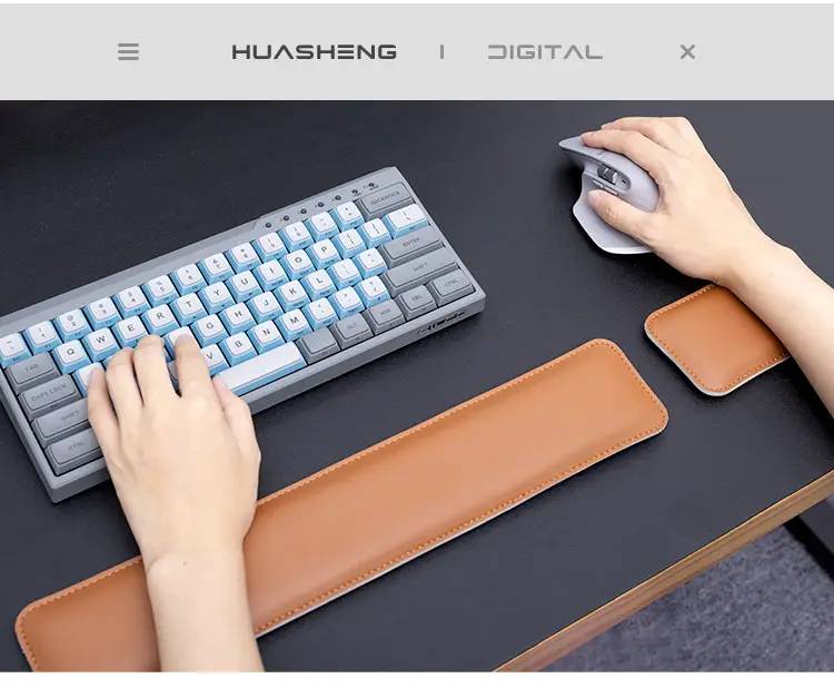 Leather Wrist Pad for Computer Mouse Keyboard — feature 8