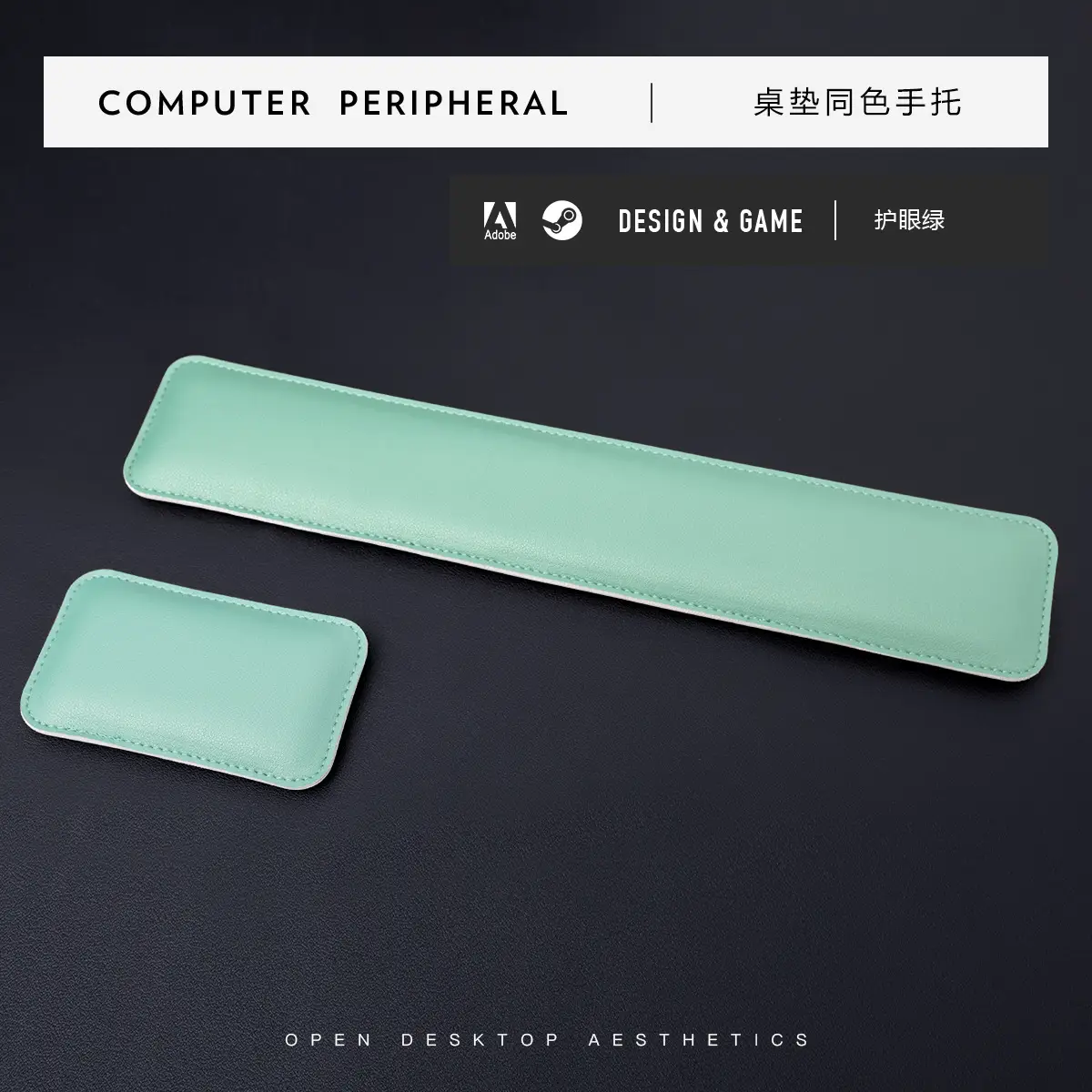 Leather Wrist Pad for Computer Mouse Keyboard - Image 4