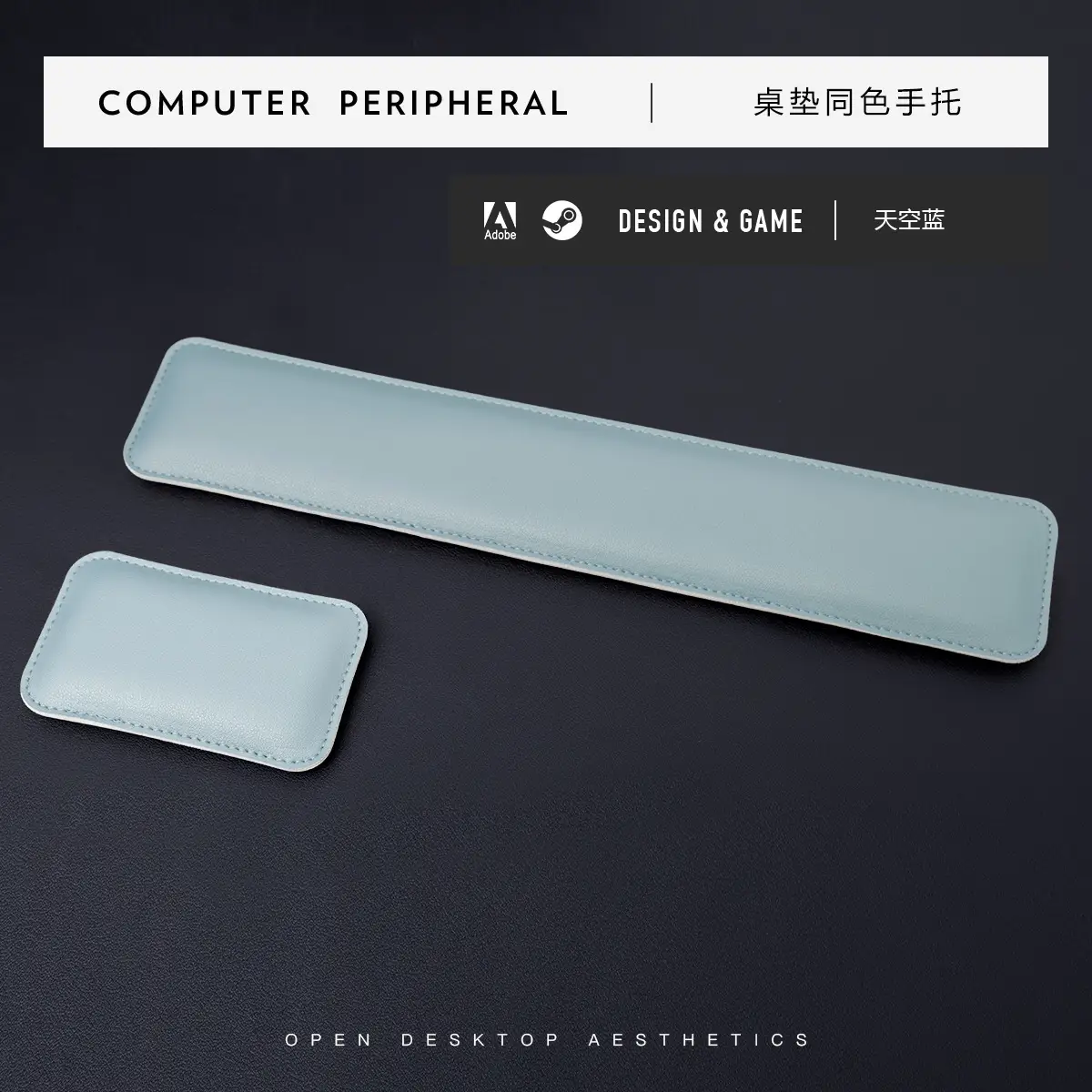 Leather Wrist Pad for Computer Mouse Keyboard - Image 7