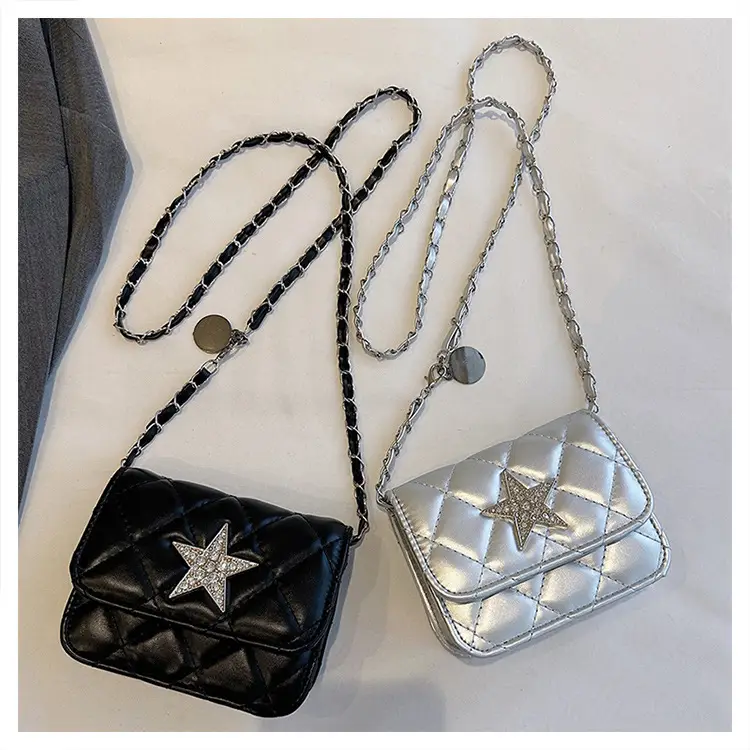 Black Star Chain Crossbody Bag for Women — feature 30