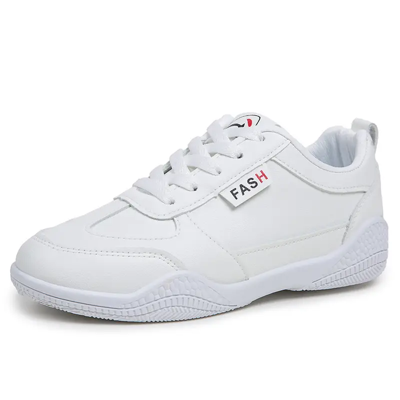 2026 New Spring Leather White Shoes for Women, Korean Style Versatile Casual Shoes, Soft-Soled Breathable Sports Running Shoes - Image 7
