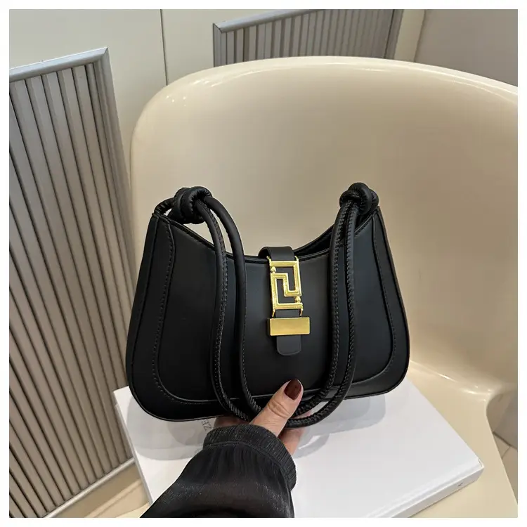 Brown Vintage Textile Shoulder Bag for Women — feature 19