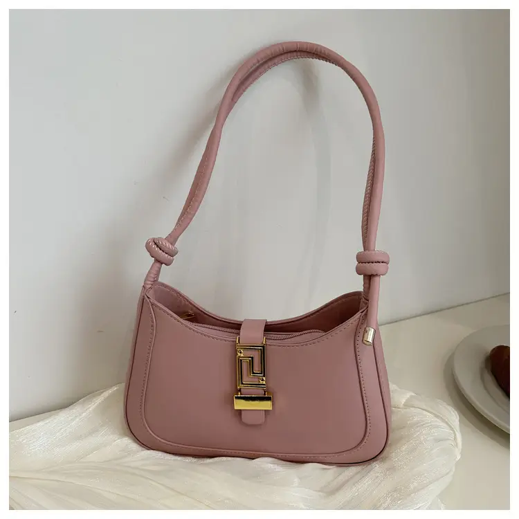 Brown Vintage Textile Shoulder Bag for Women — feature 21