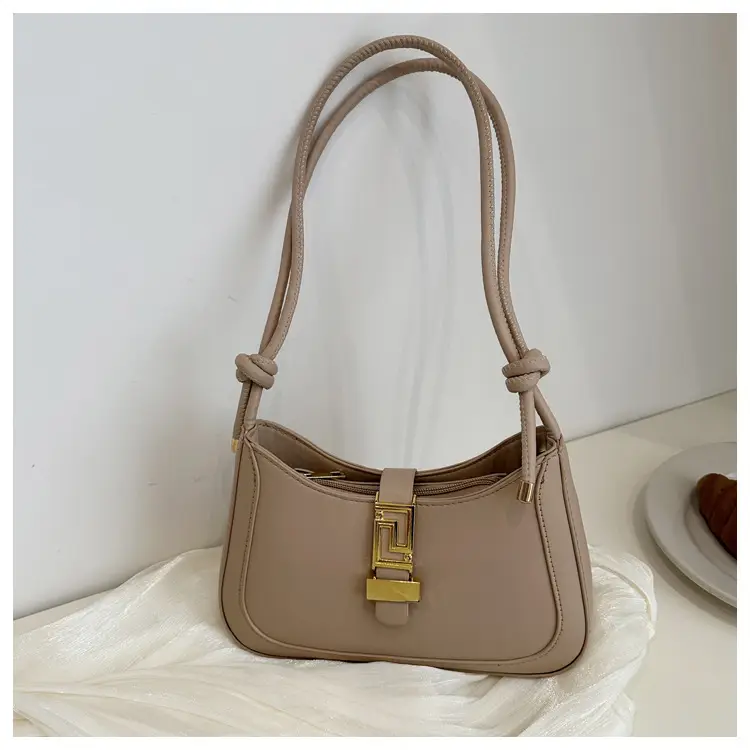 Brown Vintage Textile Shoulder Bag for Women — feature 22