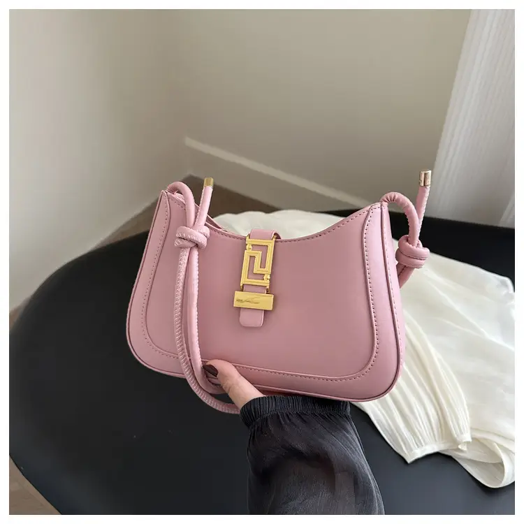 Brown Vintage Textile Shoulder Bag for Women — feature 28