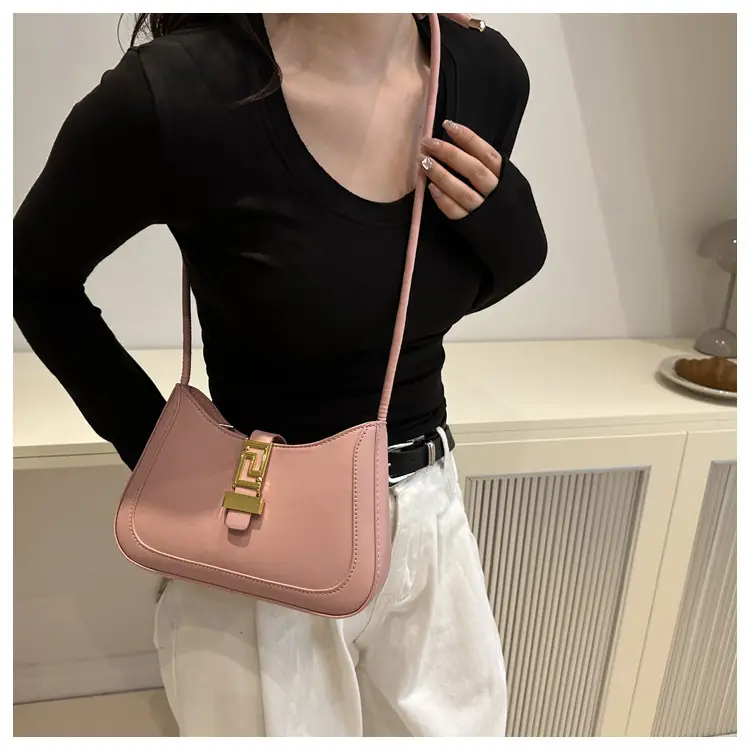 Brown Vintage Textile Shoulder Bag for Women — feature 38
