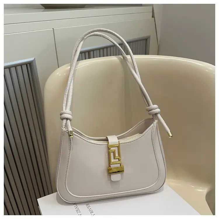 Brown Vintage Textile Shoulder Bag for Women — feature 45