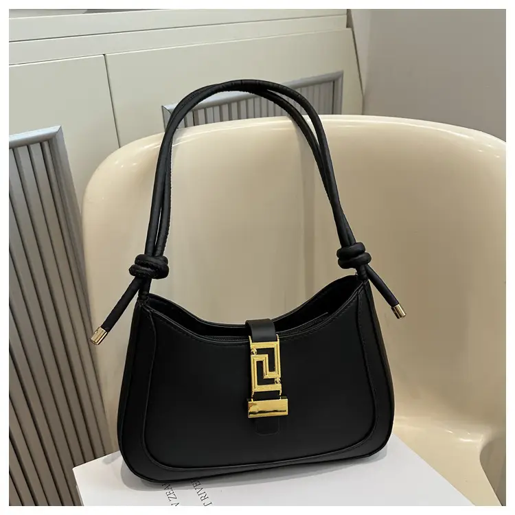 Brown Vintage Textile Shoulder Bag for Women — feature 49