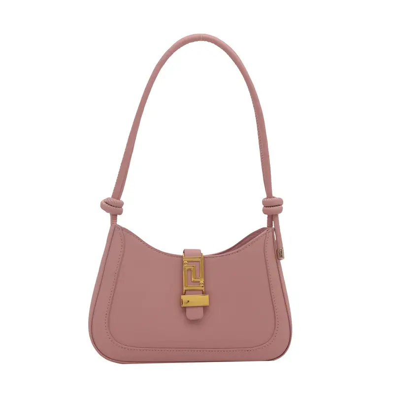 Brown Vintage Textile Shoulder Bag for Women - Image 2