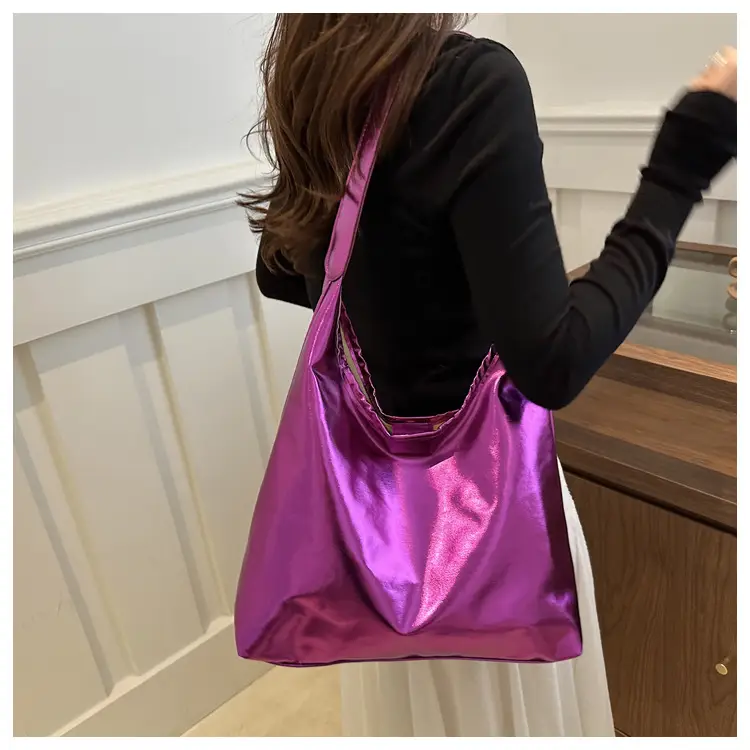 High-Gloss Spice Girl Shoulder Bag Women 2024 — feature 14