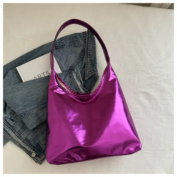 High-Gloss Spice Girl Shoulder Bag Women 2024 - Image 5