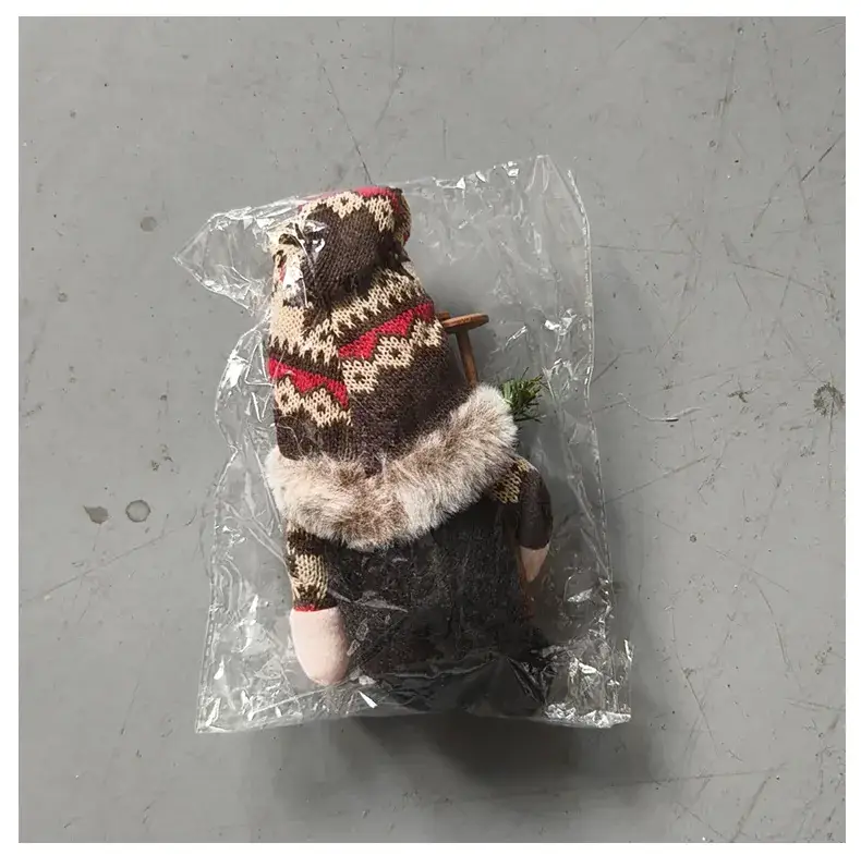 New Christmas Knitted Snowflake Pointed Hat Doll Ornaments — feature 16