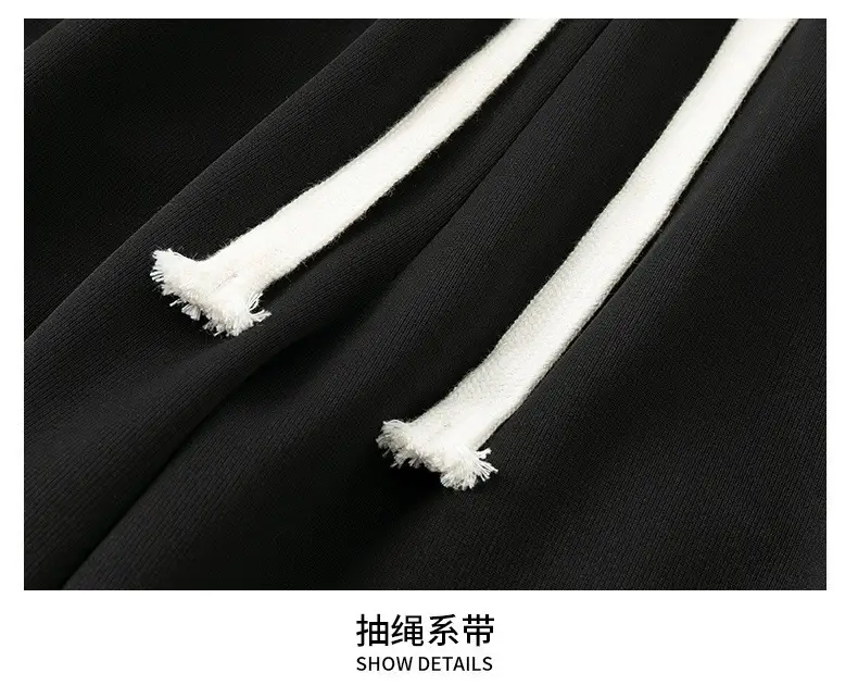 Men Fleece Fleece Pants Grey Wide Leg Winter Autumn — feature 23