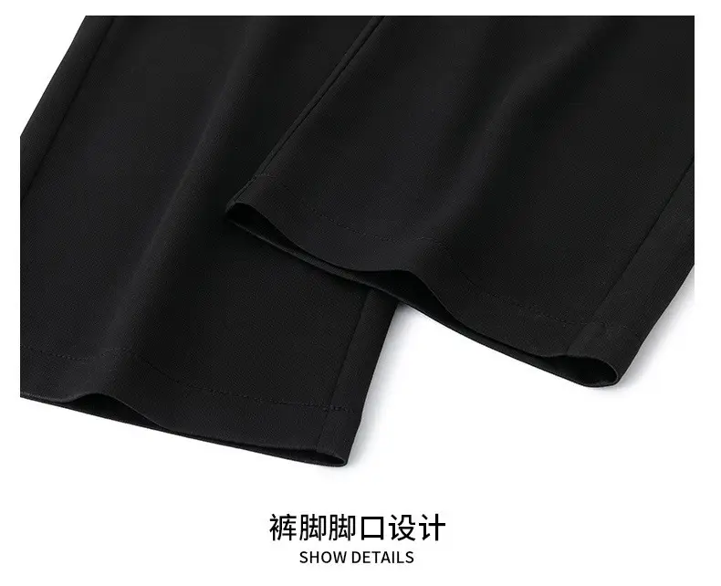 Men Fleece Fleece Pants Grey Wide Leg Winter Autumn — feature 24