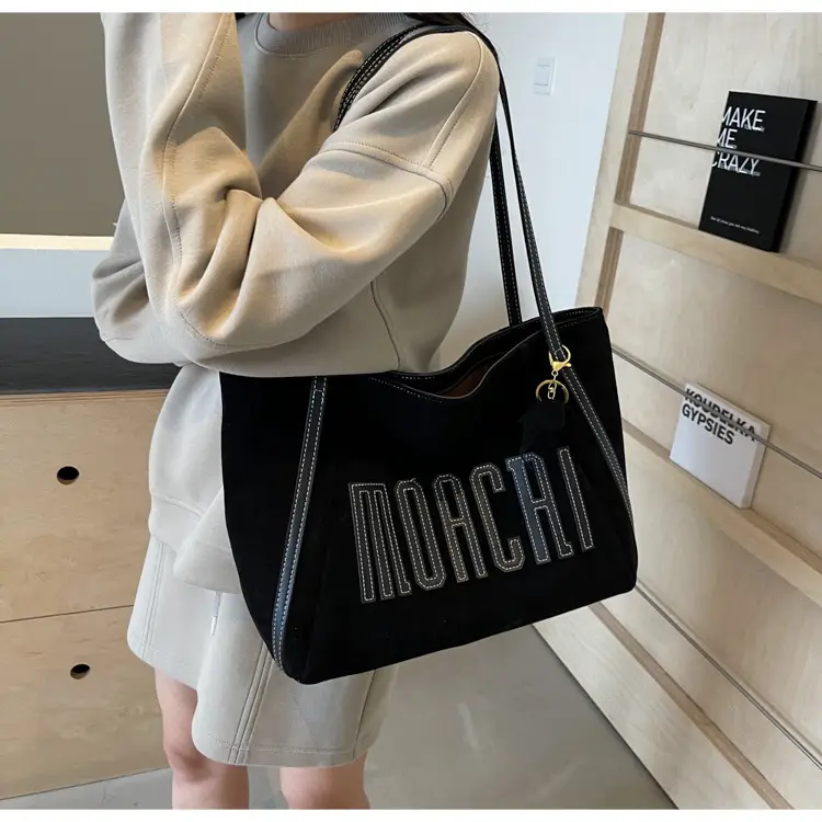 Women's Retro Brown Embroidered Tote Bag 2025 — feature 16