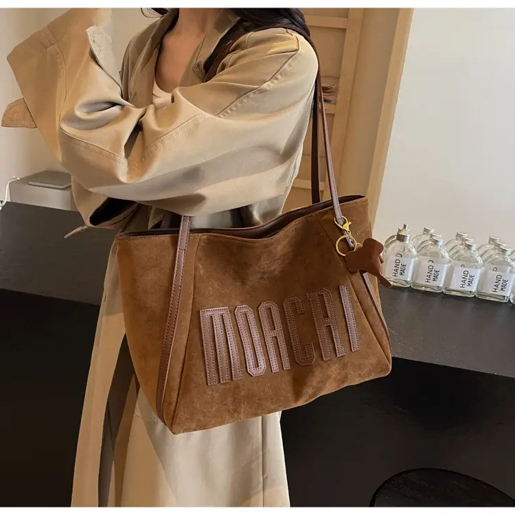 Women's Retro Brown Embroidered Tote Bag 2025 — feature 22