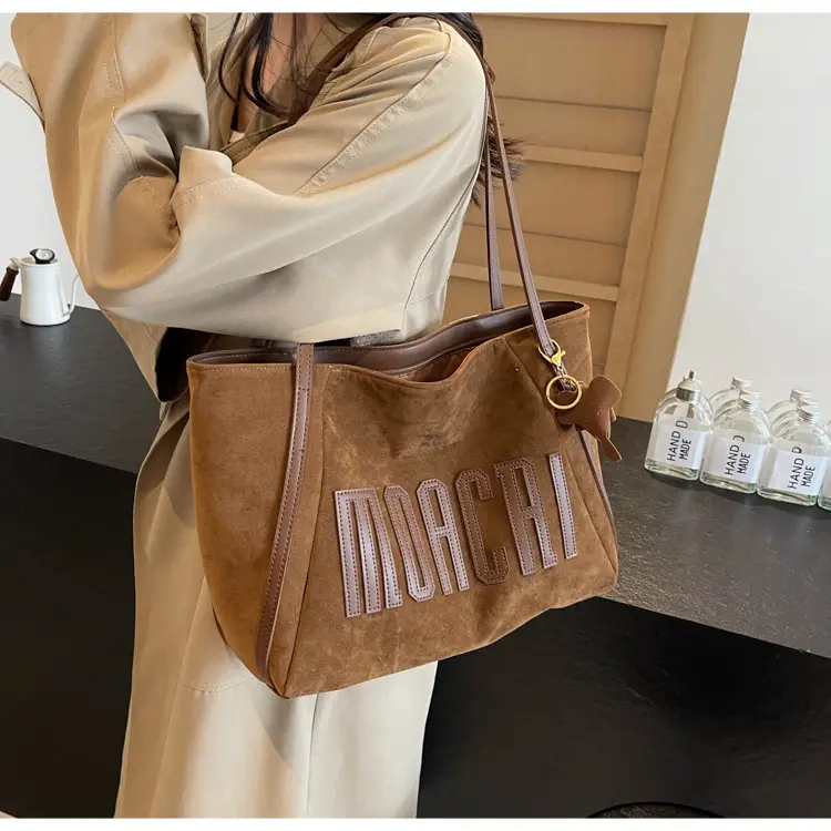 Women's Retro Brown Embroidered Tote Bag 2025 — feature 23