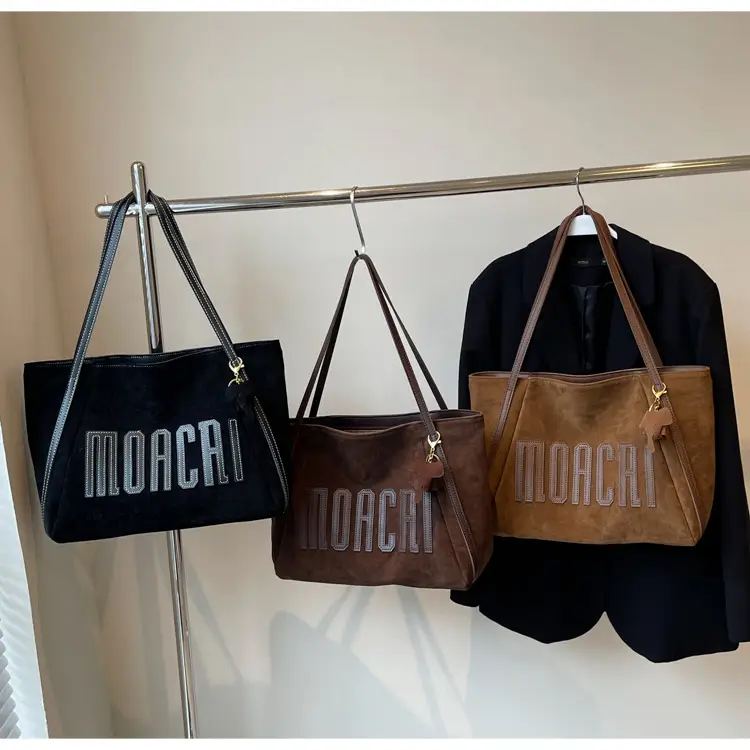 Women's Retro Brown Embroidered Tote Bag 2025 — feature 26